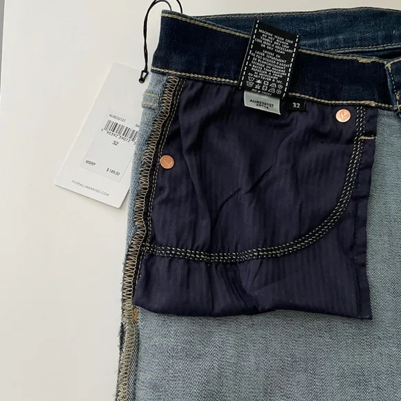 7 For All Mankind b(air) Authentic Roxanne Ankle Skinny jeans with fringed hem - Picture 4 of 4